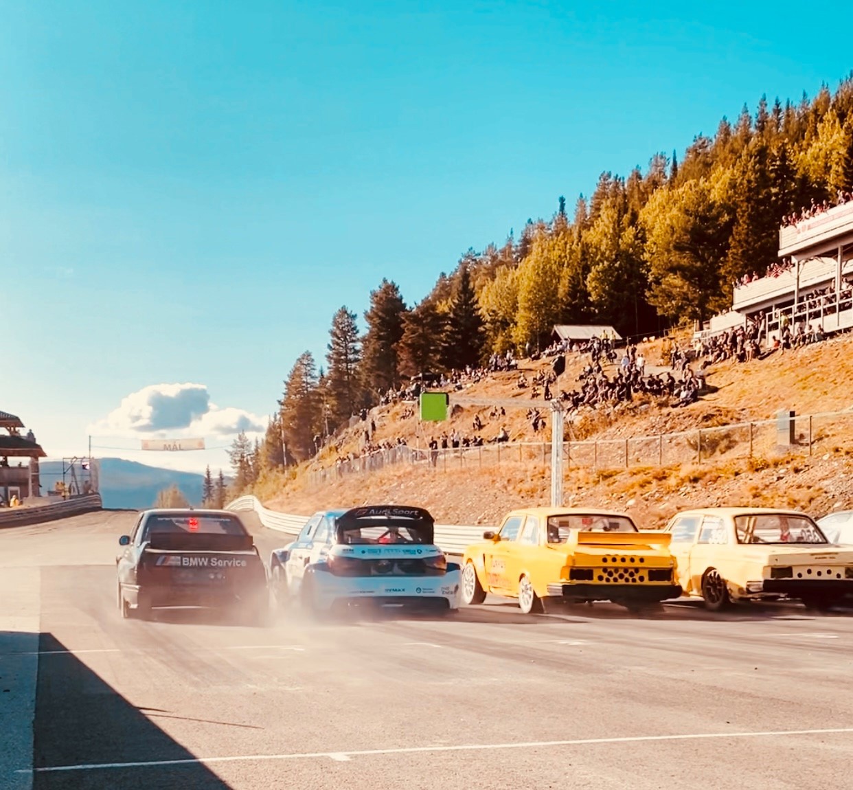 2. NM runde i Rallycross 2024 på Fuglehaugen